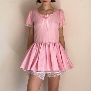 Pink babydoll dress